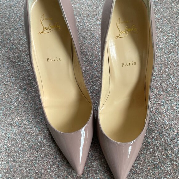 New Paris Christian Louboutin Taupe Shoes - Picture 8 of 13